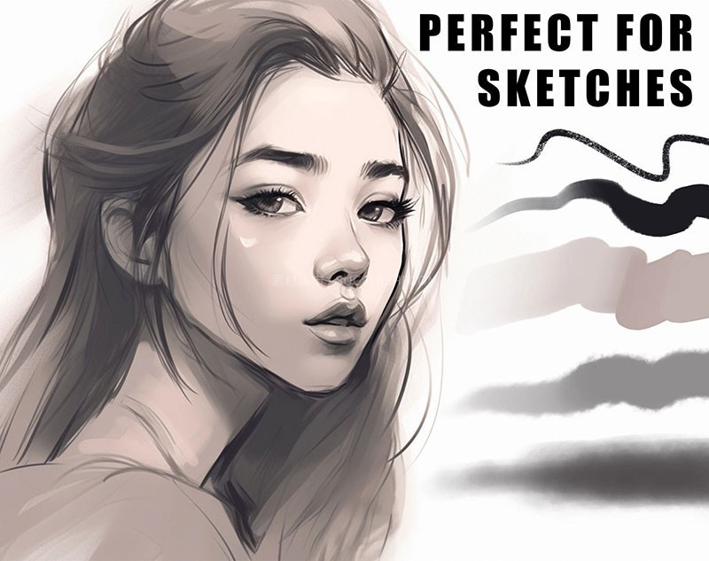 Procreate水性马克笔刷